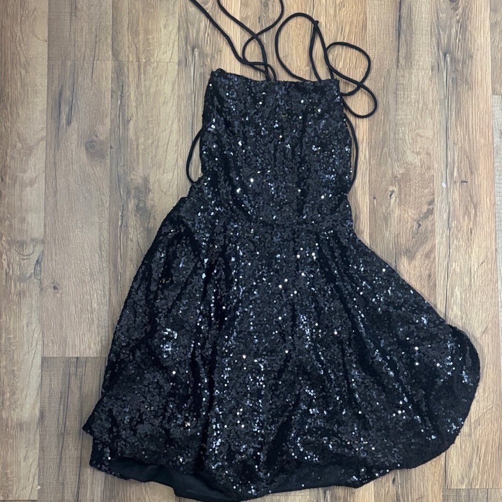 Windsor Black Sequin Dress